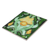 Carreau Jille en céramique - Daffodique de printemps Art N (Côté)