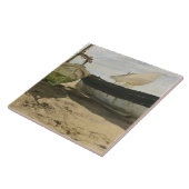 Carreau Joaquin Sorolla - Bateaux de pêche sur la plage (Côté)