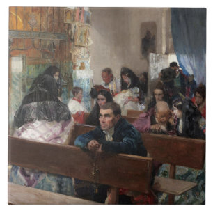 Carreau Joaquin Sorolla - le baptême