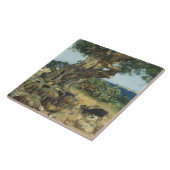 Carreau Joaquin Sorolla - le caroubier (Côté)