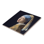 Carreau Johannes Vermeer - fille avec une boucle d'oreille (Côté)