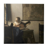 Carreau Johannes Vermeer - Jeune femme avec un trait (Devant)