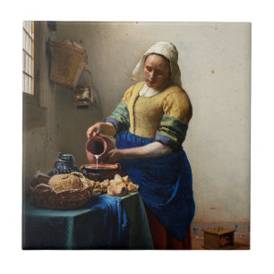 Carreau Johannes Vermeer - La Milkmaid