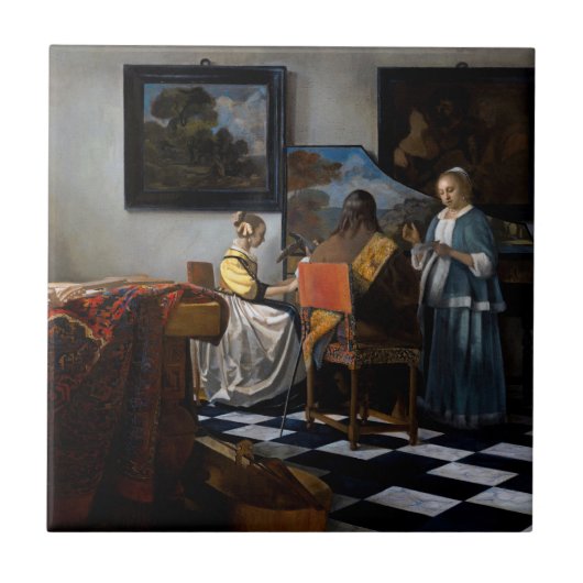 Carreau Johannes Vermeer - Le Concert (Devant)