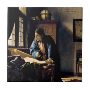 Carreau Johannes Vermeer - Le géographe