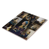 Carreau Johannes Vermeer - Patchwork de chefs-d'oeuvre (Côté)