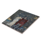 Carreau John Bauer - Lena danse avec le chevalier (Côté)