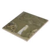 Carreau John Bauer - princesse et trolls (Côté)