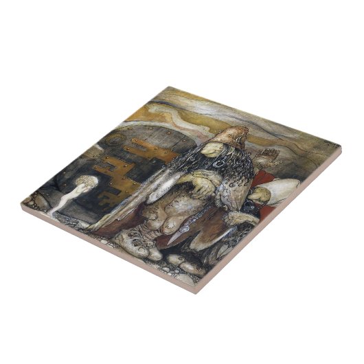 Carreau John Bauer Troll (Côté)