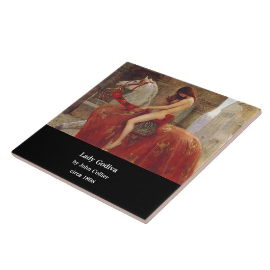 Carreau John Collier , “ Lady Godiva ” (Côté)