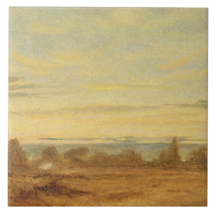 Carreau John Constable Eté - Paysage du soir (huile ou