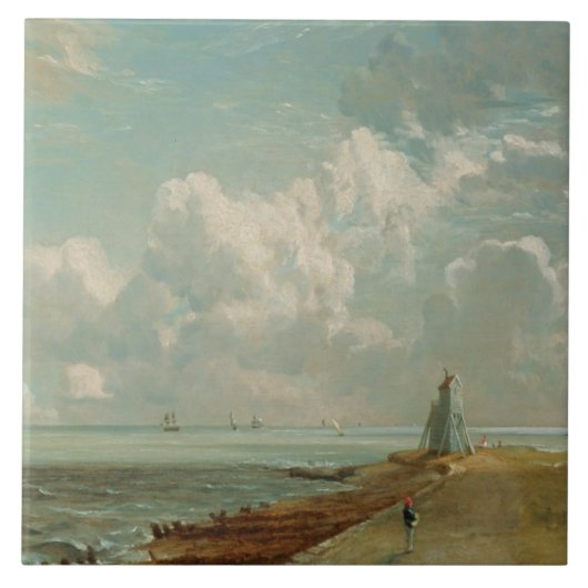 Carreau John Constable| Harwich, The Low Lighthouse and B (Devant)