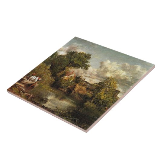 Carreau John Constable - Le Cheval Blanc, (Côté)