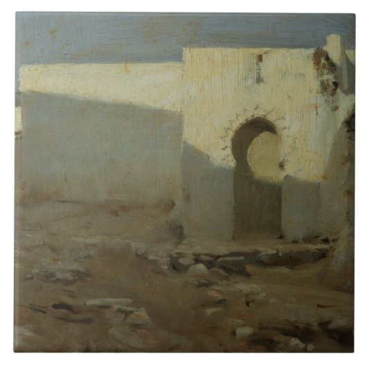 Carreau John Singer Sargent - Bâtiments mauresques à (Devant)
