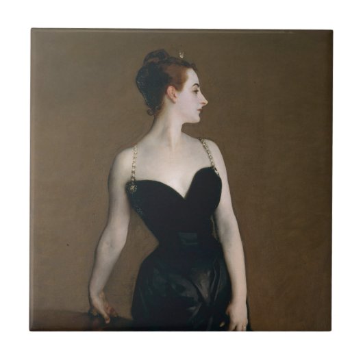 Carreau John Singer Sargent Madame X Classic Portrait (Devant)
