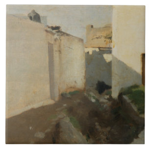 Carreau John Singer Sargent - Murs blancs à Sunlight