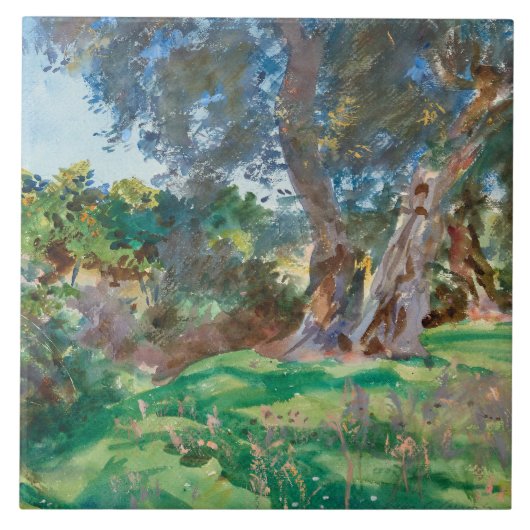 Carreau John Singer Sargent - Olive Trees, Corfou (Devant)