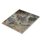 Carreau John Singer Sargent - Un artiste à son Easel (Côté)