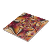 Carreau Joie colorée Abstraite Rouge Orange Imaginaire Fra (Côté)