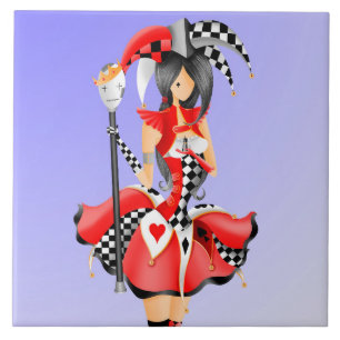 Carreau joker et marionnette roi