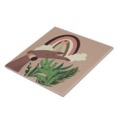 Carreau Joli arc-en-ciel naturel verdure Mains Feminine (Côté)