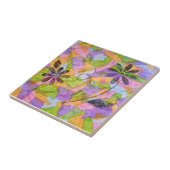 Carreau Joli collage de petits bouquets (Côté)