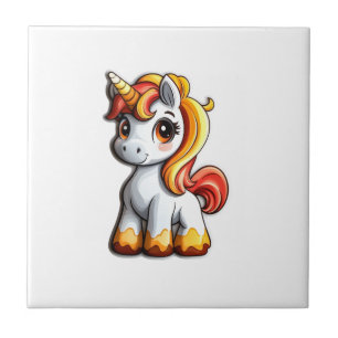 Carreau Joli corne de bonbons de licorne d'Halloween corne