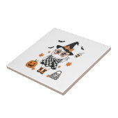 Carreau Joli fantôme d'Halloween (Côté)