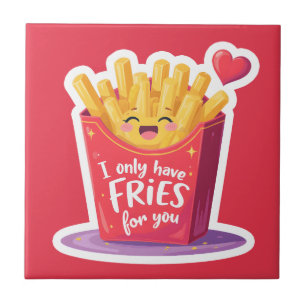 Carreau Joli jeu de mots sur les frites de la Saint-Valent