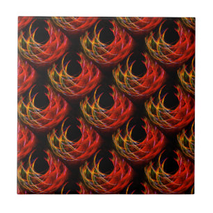 Carreau Joli motif d'art abstrait bohème élégant moderne #