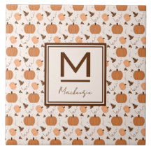 Joli motif de citrouille