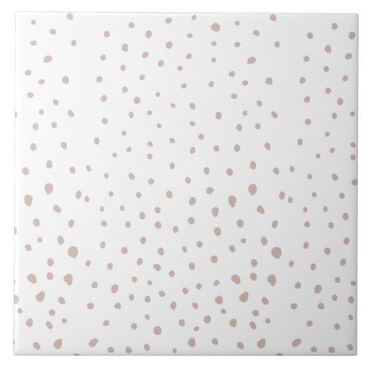 Carreau Joli motif de points Polka au hasard (Devant)