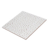 Carreau Joli motif de points Polka au hasard (Côté)