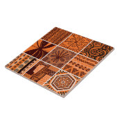 Carreau Joli motif de style africain (Côté)