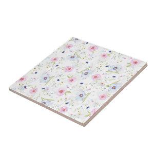 Carreau Joli motif floral Carrelage céramique