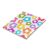 Carreau Joli motif floral fleuri coloré girly joyeux (Côté)