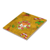 Carreau Joli renard de Noël (Côté)