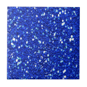 Carreau Joli Royal Blue Sparkly Parties scintillant look