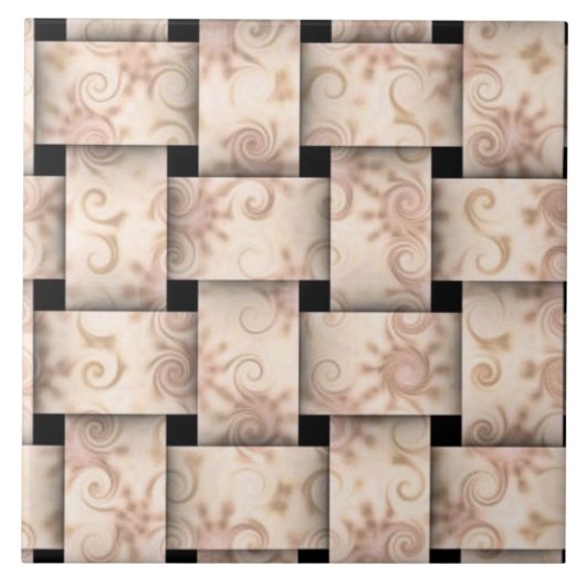 Carreau Joli tissu rose (Devant)