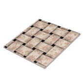 Carreau Joli tissu rose (Côté)