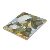 Carreau Joli voeu de pèlerin de Thanksgiving (Côté)