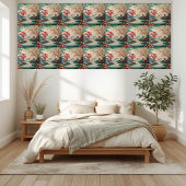 Carreau Jolie Blossom & Mountain Chinoiserie Tile Art