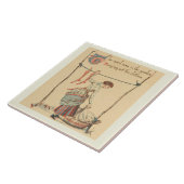 Carreau Jolie dame vintage (Côté)