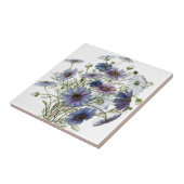 Carreau Jolie florale violette (Côté)