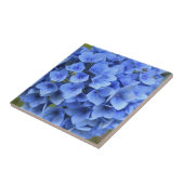Carreau Jolie Hydrangea Bleue Fleur Florale (Côté)