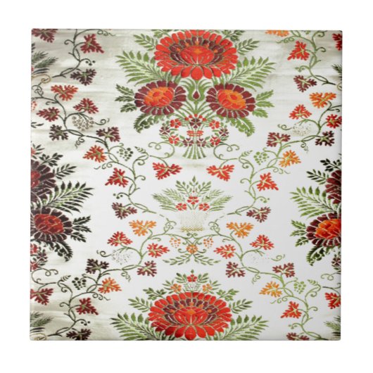 Carreau Jolie impression florale (Devant)