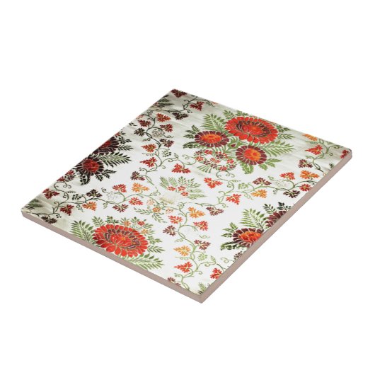 Carreau Jolie impression florale (Côté)