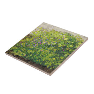 Carreau Jolie peinture artistique graphique de buisson flo