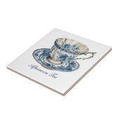 Carreau Jolie "Thé d'après-midi" Floral Teacup Carrelage c (Côté)