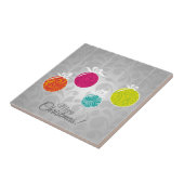 Carreau Jolies décorations colorées de Noël (Côté)